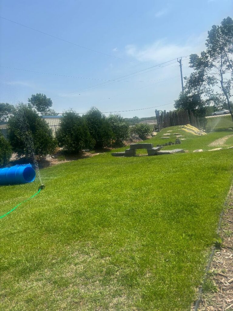 outside
